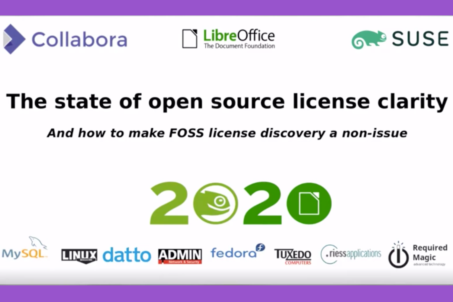 OSS licensing clarity