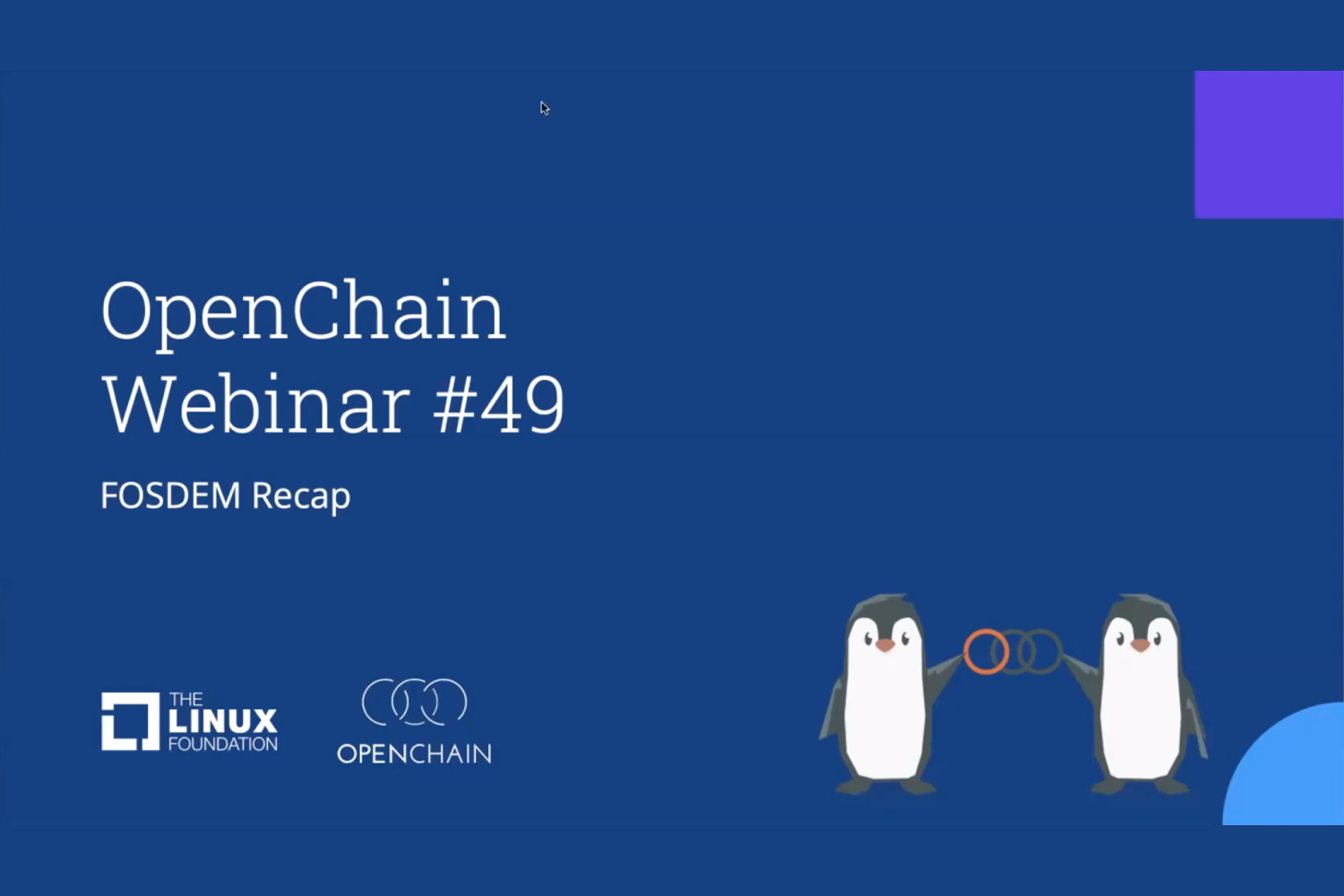 OpenChain Webinar FOSDEM Recap